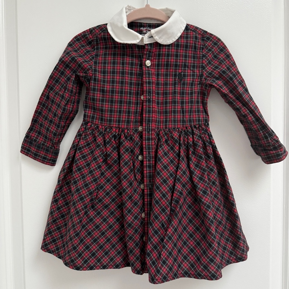 Ralph Lauren Baby Girl Plaid Dress